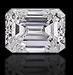 Emerald cut shape diamond