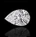 Pear cut shape diamond